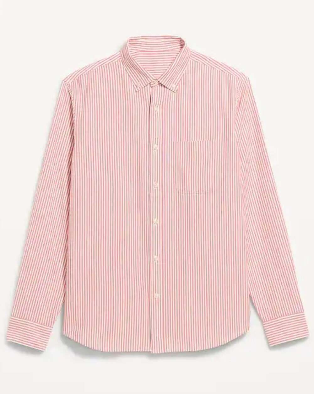 Old Navy Everyday Regular Fit Built-In Flex Striped Shirt Size M